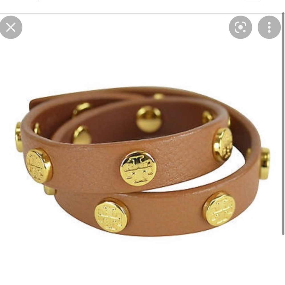 Tory Burch leather wrap bracelet